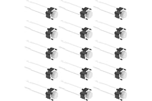 EMSEA 50 szt. mikrochwilowy przełącznik przyciskowy zamiennik chwilowy dotykowy taktowy przełącznik przyciskowy akcesoria do bezlutowniczych płytek prototypowych obwodów elektronicznych