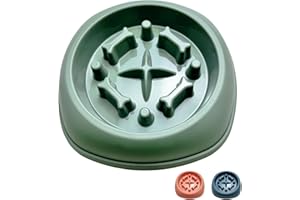 CAISHOW Slow Feeder Dog Bowls Puzzle Dog Bowls, Non Slip Interactive Dog Feeding Bowls Slow Down Eating, Bloat Stop Maze Dog Dishes Dog Feeder for Small Medium Size Dogs