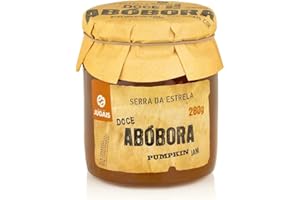 QUINTA DE JUGAIS Mermelada de Calabaza - Frasco de 280g - Sabor y Delicioso - Ideal para Postres y Desayunos - Sin Colorantes ni Conservantes - Producto Gourmet de Origen Portugués