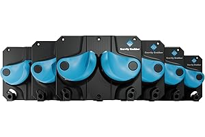 Gravity Grabber Support Mural pour Ski et Snowboard - pour Tout Type de Ski ou Snowboard - Protège Rocker et Extrémités - sans Risques- Cyan