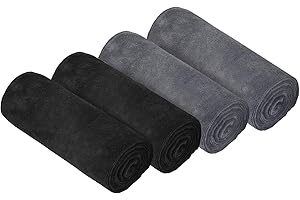 HAGOT 4 Pack Serviette Sport Microfibre, Séchage Rapide et Absorbant Serviette, Femme Homme pour Gym Fitness Yoga, 75cm x 35cm