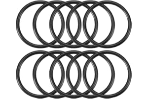 UXCELL sourcing map Nitrilo Goma Juntas Tóricas 18mm OD 15mm ID 1,5mm Ancho, Métrico Sellado Junta, Paquete 10