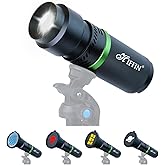 HIFFIN G-Flash PRO RGB Photography Flashlight Portable Video Light 30W LED Spotlight 5000mAh Battery 4 Color Modes (Red/Blue/