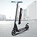 Produktbild Actionbikes eFlux Airride One 8 Zoll Faltbarer ultraleichter Aluminiumroller Elektro Roller E-Scooter E-Roller Elektroscooter 350 Watt Motor 36Volt 5,2 Ampere Lithium Ionen Akku Schwarz Rot