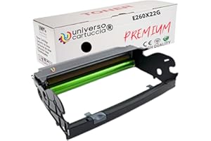 Universo Cartuccia® Tambor compatible con Lexmark E-260 E-260D E-260DN E-360 E-360D E-360DN E-460 E-460DN E-460DW E-462 E-462DTN E260-A11E E360-H11E E360-H21E (DRUM)