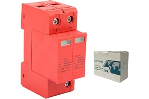 LANTRO JS Scaricatore DC 1000V Fotovoltaico, Protezione Sovratensione Contro Solar Surge Protector, Dispositivo Scaricatore di Bassa Tensione 2P 40KA