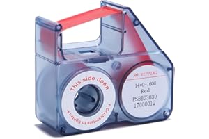 BINARDAT Ruban adhésif à transfert thermique pour imprimante B18, 14 mm x 16 m, Red