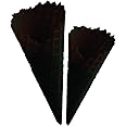 ICE CREAM CONES/WAFFLE CONES/SOFTY CONES/SUGAR CONES- COMBO-(PACK OF 40) (CHOCOLATE, 135 MM & 150 MM)