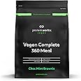 Protein Works - Vegan Complete 360 Meal Shake, 100% Vegan Meal Replacement Powder, Complete Meal, Plant Based Meal Shake, 5 Meals, Choc Mint Brownie, 500g
