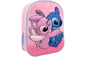 CERDÁ LIFE'S LITTLE MOMENTS Stitch Plecak Szkolny, Dzieci, Wielobarwny, Standardowy, Biały, Estándar