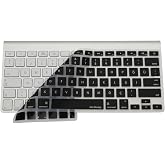 McStorey Apple Magic Keyboard A1314 A1242 Uyumlu Klavye Koruyucu T&uuml;rk&ccedil;e Q Baskı Silikon Kaplama US İngilizce Klavyeyi T&uuml;rk&ccedil;ey