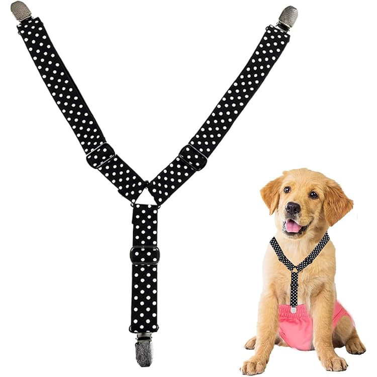 Harnais Couches Pour Chien Mâle/femelle - Bretelles Ajustables Lavables - Pour Petites Races : Bouledogue, Carlin, Teckel - Protection Maison Et Chaleurs
