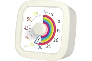 ZLPBAO Timer für Kinder, 60-Minuten Countdown Timer für Klassenzimmer Büro Küche mit leisem Betrieb, Visueller für Kinder für Küche Schule Büro