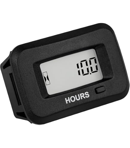 Jayron Digitaler Wireless Stundenzähler - Vibrationsaktiviert Für Motoren & Geräte