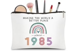 COCOCHERRY 40th Birthday Gifts for Women - 40th Birthday Ideas Gifts Rainbow Cosmetic Bags, Funny 40th Birthday Gifts for Women, Mum, Sister, Wife and Mum, Presents for Female 40th Birthday