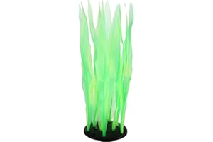 VOCOSTE Silicone Brillant Aquatique Artificiel Algues, Aquarium Varech, Vert