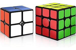 ROXENDA Speed Cube Set, Cube de Vitesse 2x2 3x3 Original Cube Magique