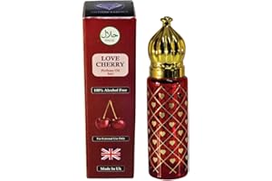 SAPPHIRE'S CHOICE Sapphire’s Choice - Cherry Perfume | Love Cherry Men and Women Perfume oil 8ml | Sandalwood,Rose and Jasmine Fragrance | Perfume oil for Unisex Made in UK