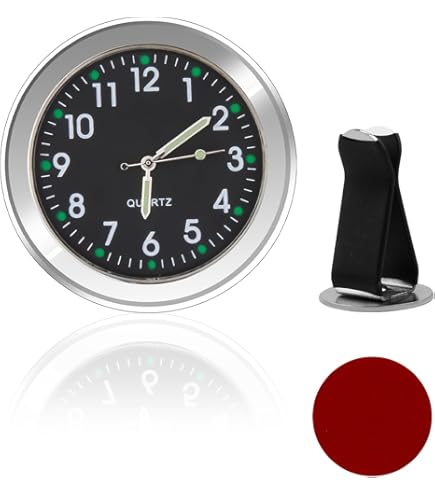 Auto Dashboard Uhr Analog - Selbstklebende Quarzuhr Für Auto Armaturenbrett