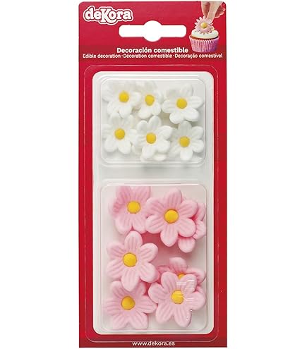 Candele Compleanno A Forma Di Margherita - 5 Pezzi Colorati | Decorazione Torte E Cupcake Eco-Friendly - Foto 4