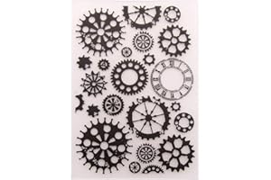 Arrietty Gear Wheel Plastic Embossing Folders for Scrapbook DIY Album Card Tool Plastic Template Folders