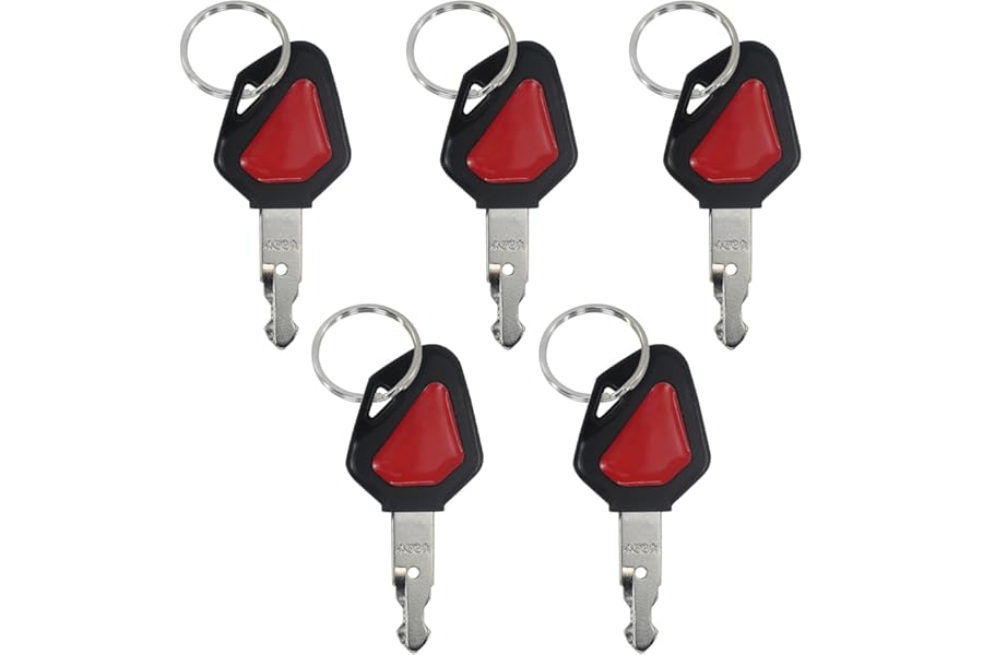 Replacement Key for Kubota 459A, Fits Excavator, Tractor, Loader, Ignition Switch Key Starter Kubota RC461-53930-5Pack