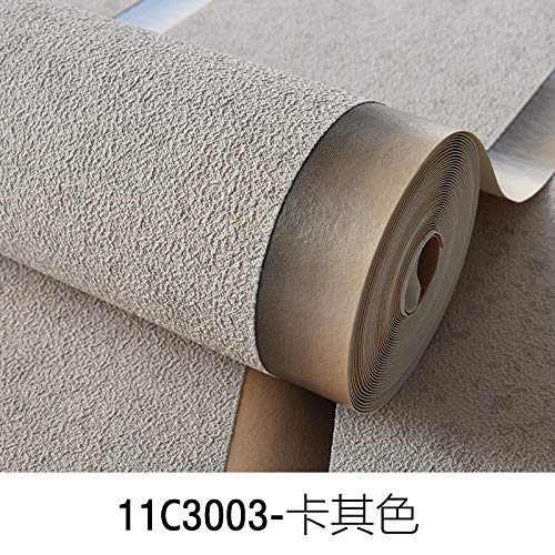 Preisvergleich Produktbild ZCHENG Moderner unbedeutender horizontaler Streifen Mode Fernsehhintergrundtapetenschlafzimmer... khaki