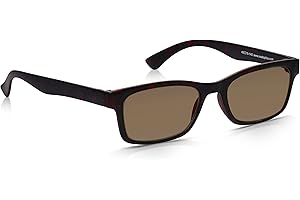 Read Optics Lesesonnenbrille für Damen und Herren 1,0–3,5, Fertiglesebrille mit getönten Gläsern, Sonnenschutz und UV-400-Schutz