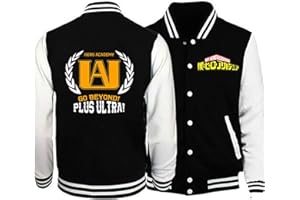 zhedu Baseball Uniform My Hero Academia Hoodie Autumn Winter Fashion Jackets Pullover Clothes Street Oversized Style Coat