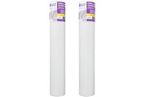 Drywall Master Fibre Glass Plastering & Rendering Render Mesh DM22415 1m x 50m, 160g/m2, 4mm x 4mm - White (Pack of 2)