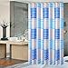 Produktbild WALIZIWEI Der Duschvorhang in Wasserdichter Polyester Verdickte Schimmel kleines Badezimmer Kosten Vorhang der Partition (Größe: 100 * 180 cm).
