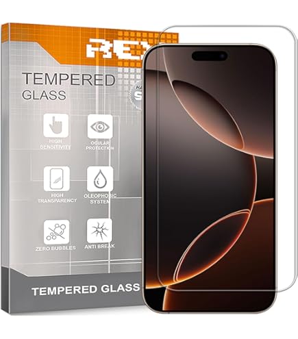 3 stuks gehard glas, compatibel met iPhone 17, iPhone 17 Pro