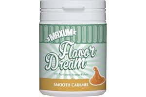 Maxum Flavor Dream Smooth Caramel Aroma Pulver (105g Dose, kalorienarm, ideal als Lebensmittel- & Back-Aroma bei Low-Carb Diät, Geschmack: Karamel)