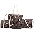 5-Piece Classic Tote Bag Set - Multicolor