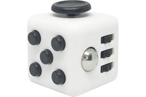 DANIO 6 Sides Fidget Toys Cube Stress Anxiety Relieve Toy Great for Children and Adults with Autism (Black)
