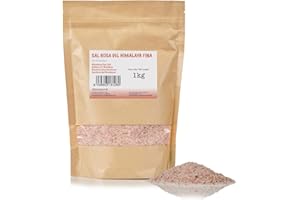 FRISAFRAN | Sale Rosa dell'Himalaya FINO 1kg | 100% Naturale non raffinato | Alto contenuto di minerali | Origine Pakistan | Sale dell'Himalaya | sale fino | sale rosa himalaya | Sale Rosa Himalayano