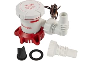 Attwood 5606-7 Tsunami MK2 500 GPH bomba de achique manual roscada de 12 voltios