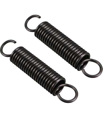 10 Molle Di Tensione A Doppio Gancio In Acciaio Inox 304 – 0.5x5x45 Mm, Per Macchinari Ed Elettrodomestici