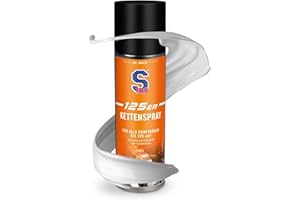 ‎DR. WACK DR. WACK S100 125er Kettenspray 300 ml - Effektiver Kettenschmierstoff - Schutz vor Verschleiß & Korrosion - Kettenspray für Motorräder bis 125ccm - Hochwertige Motorradpflege