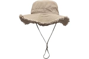 SJTJSPX Chapeau de Soleil Femme Homme Chapeau Anti UV UPF 50+ Été Chapeau de Seau Pliable Chapeau de Pêcheur à Large Bord Casquette Visière Capeline Plage Chapeau Jungle Jardin Safari Voyage