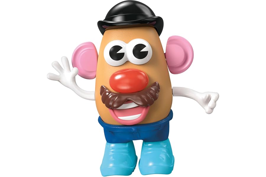 Mr. Potato Head Playskool, Fun Figure Toddler Toy for Girls and Boys, Classic Mix and Match Toys, Black