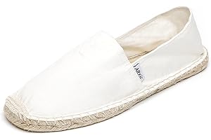 Altxic Espadrilles Plates en Toile Confortables à Bout Fermé pour Homme