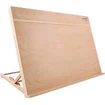 Support Travail Artiste Chevalet Table Paintersisters A3 - Bois Hêtre Avec Station Travail - Pour Peinture, Dessin, Aquarelle Planche Dessin Polyvalente Enfants Adultes