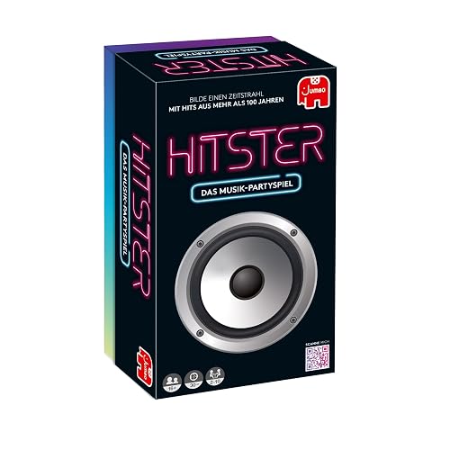 Jumbo Spiele Hitster Original, A Party and Card Game for Adults and Families, 2 to 10 Players from 16 Years, German Language