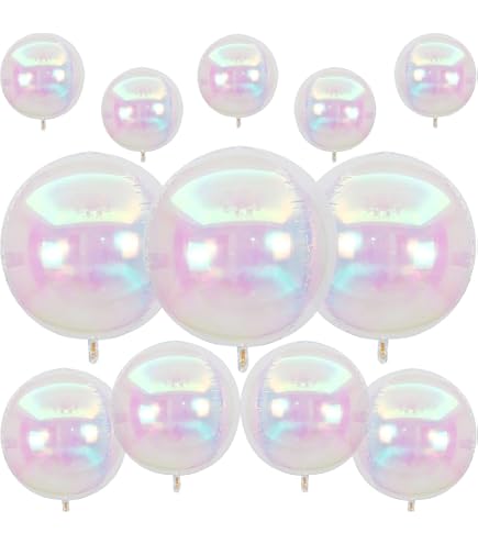Lot de 100 ballons noirs et blancs en latex épais de 30,5 cm pour