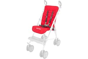 Maclaren Major Seat Liner - Designed for Special Needs Transport Chair. Add extra comfort to the full length of the seat. Easily fits on Maclaren Major Elite. Easily washable. Cardinal