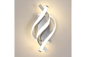 Comely Aplique pared Interior LED, 22W 2500LM Lámpara de Pared Moderna, Iluminación de Pared Interior para Salón, Dormitorio, Comedor, Pasillo, Blanco Natural 4500K