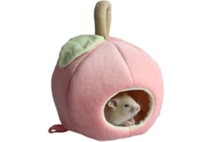 BLENTUDE Apple Pet Cages Huts Caves Hammock Toy for Small Animals Squirrel Chinchilla Guinea Pig Rat Mice Hamster Rabbit Rabbits