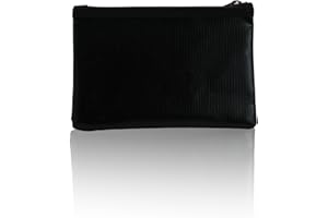 Avettcit Fireproof Document Bag, Waterproof Document Bag, Fireproof Safe Bag, Fire Safety Bag with Zipper for Document Holder, File, Cash,Tablet, Passport, Jewelry, Valuables Box