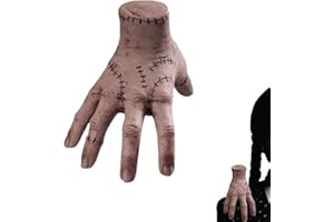 FDRJKN Thing Hand Decoration Hand High Simulation Scars Latex Hand Action Figure Anime Hand Model Scary Props Decorations Gift for Holloween Party Costume and Cosplay Fan Figures